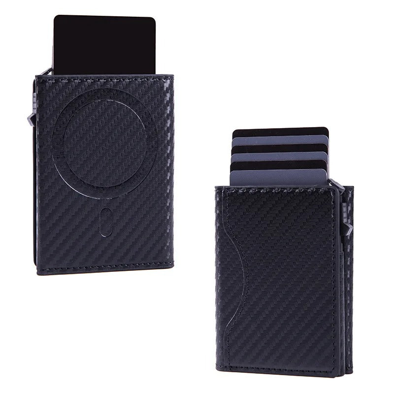 The Vaelix™ Prime Wallet by Camel Mountain – RFID Leather Magnetic Wallet