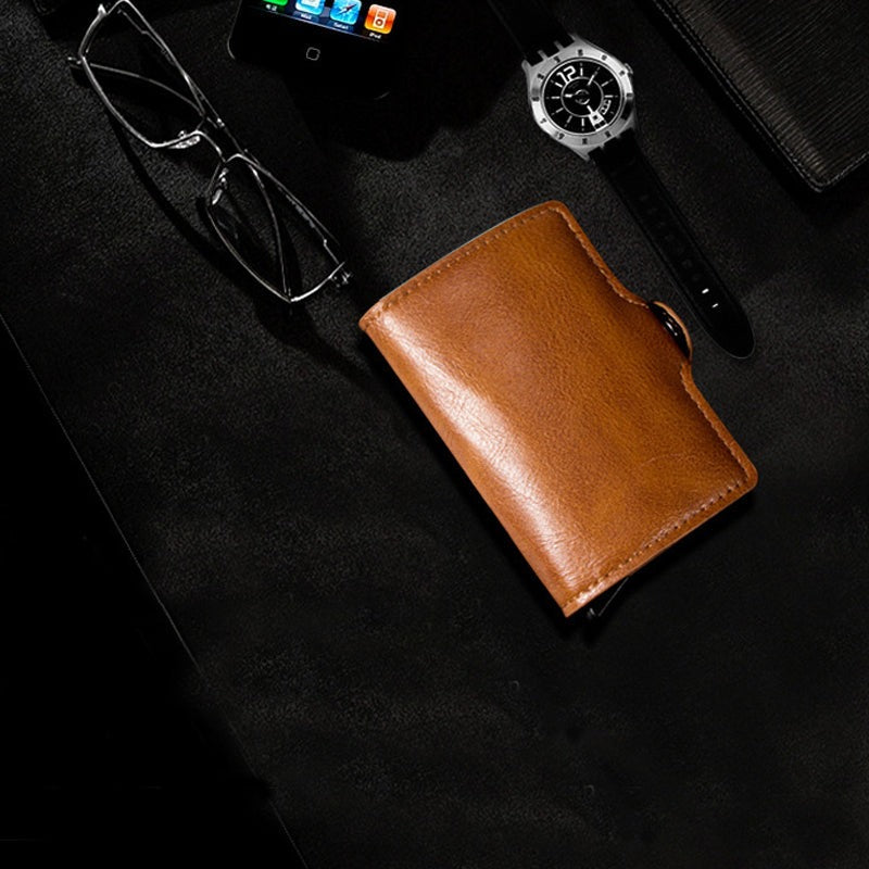 The Centric™ Superior Popup Wallet by Camel Mountain – RFID Blocking Slim Case