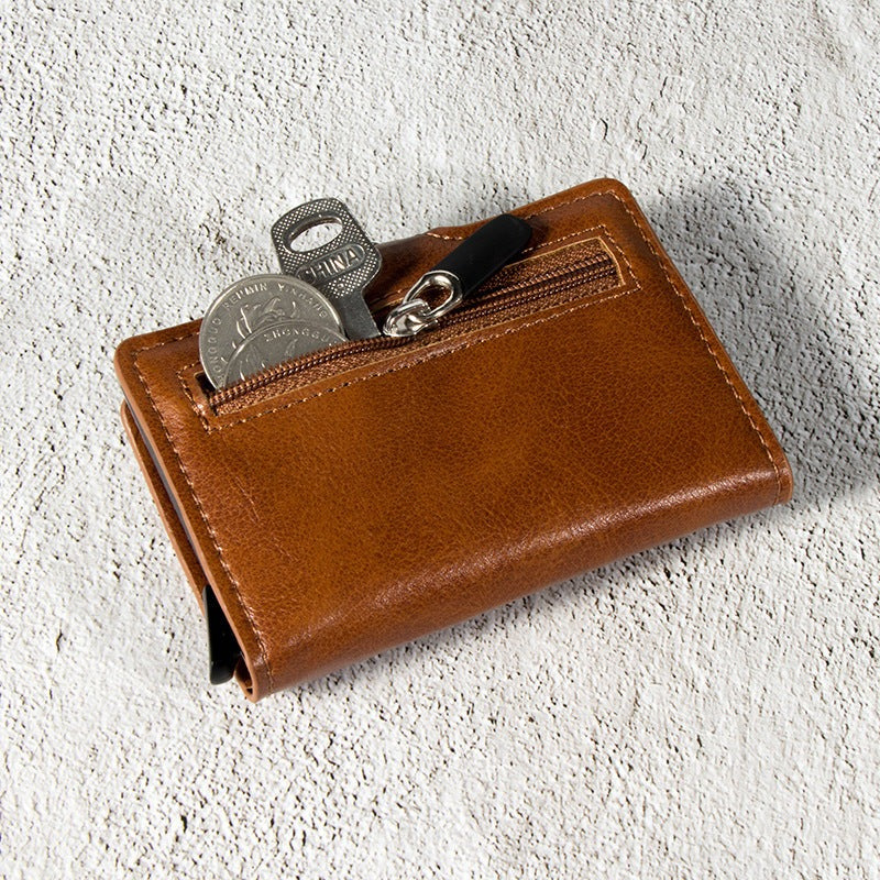 The Centric™ Superior Popup Wallet by Camel Mountain – RFID Blocking Slim Case