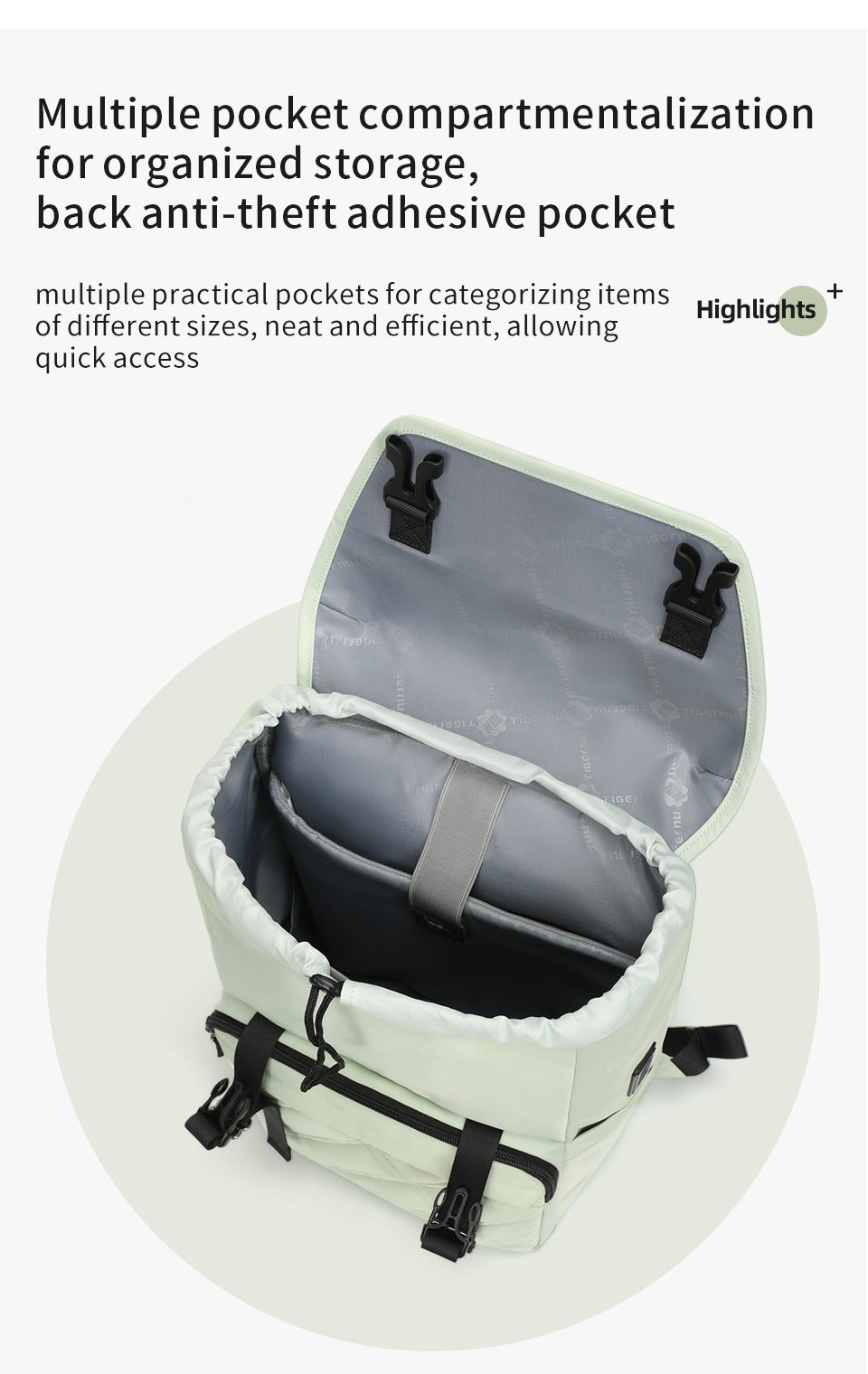 The TechOptima™ Platinum Backpack