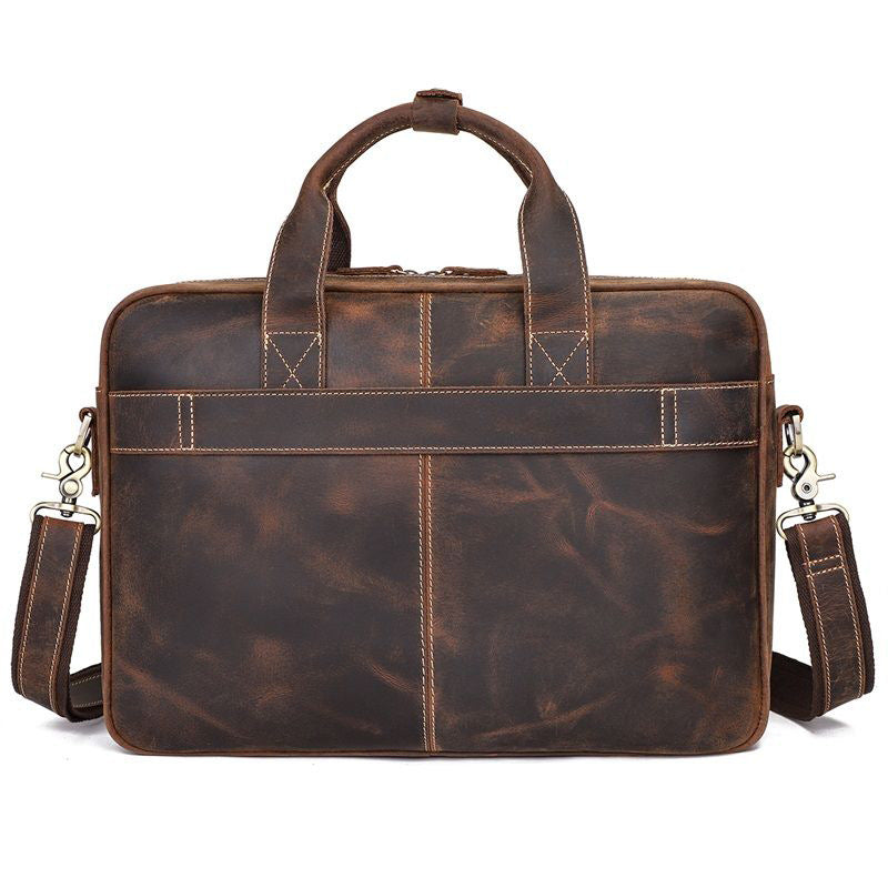 The Valley™ Max Bag – Genuine Leather Laptop Bag, 10L, Fits 15.6" Laptop