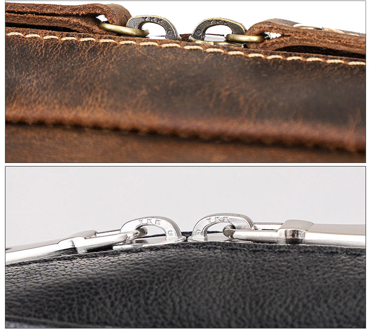 The Valley™ Max Bag – Genuine Leather Laptop Bag, 10L, Fits 15.6" Laptop