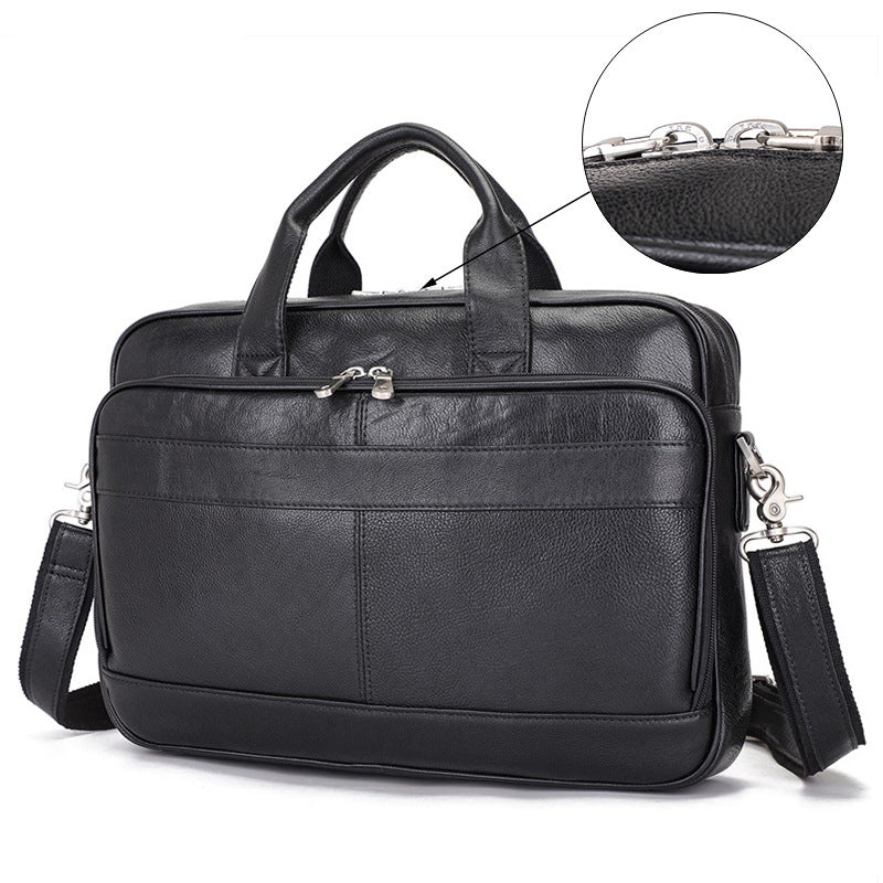 The Valley™ Max Bag – Genuine Leather Laptop Bag, 10L, Fits 15.6" Laptop