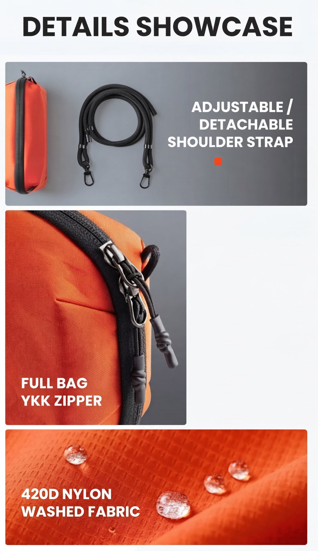 The Dranorys™ ProX Bag by Camel Mountain – 2L, Compact Tech Organizer for Travel & Daily Carry