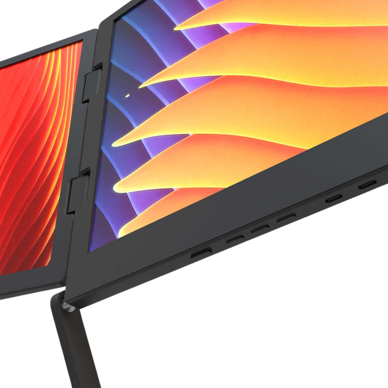The Kyzelorn™ TriView Pro Laptop Monitor by Camel Mountain - Portable Triple USB Monitor System – Fits 14" / 15.6" / 18.5" Laptops