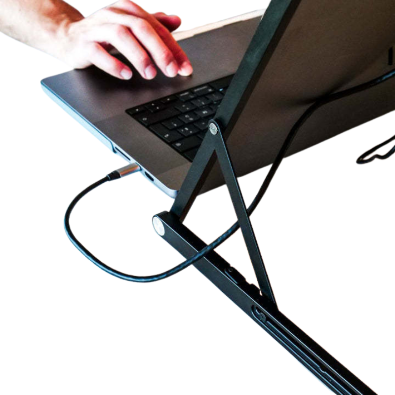 The Kyzelorn™ TriView Pro Laptop Monitor by Camel Mountain - Portable Triple USB Monitor System – Fits 14" / 15.6" / 18.5" Laptops