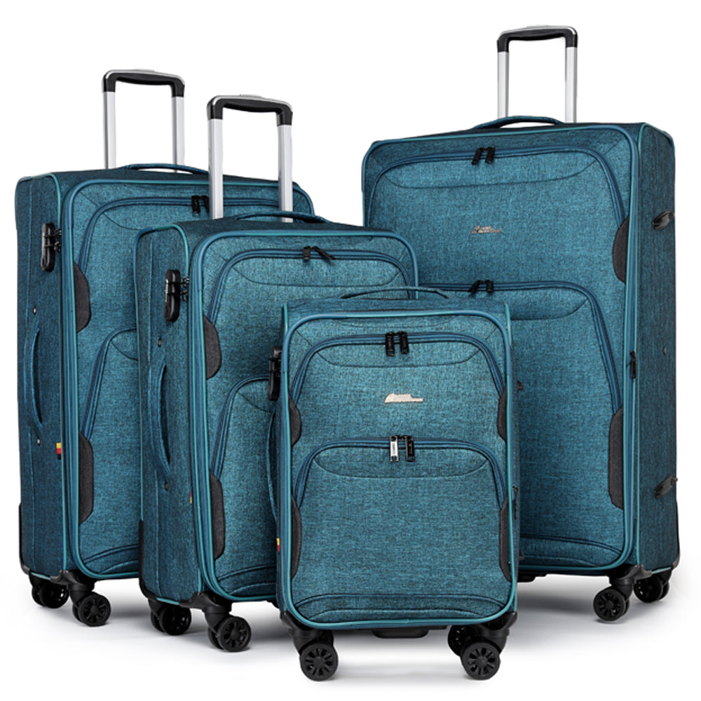 Camel Mountain® Platinium Set Of Four 20 Inch 24 Inch 28 Inch and 32 Inch luggage set