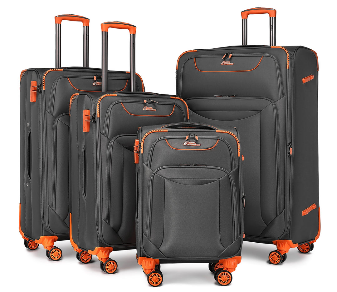 Camel Mountain® Titan Set of 4 – A Complete Set of Quality, Durability, and Capacity for Every Trip
