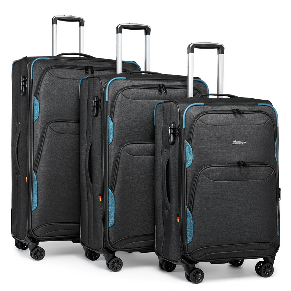 Camel Mountain® Platinium Set Of Three 20 Inch 24 Inch and 28 Inch luggage set