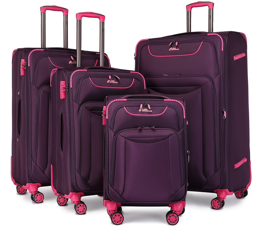 Camel Mountain® Titan Set of 4 – A Complete Set of Quality, Durability, and Capacity for Every Trip