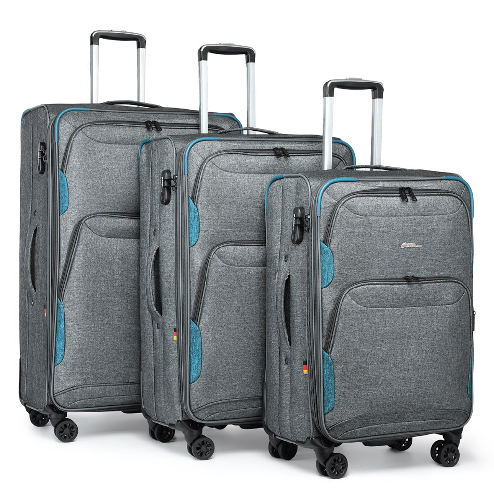 Camel Mountain® Platinium Set Of Three 20 Inch 24 Inch and 28 Inch luggage set