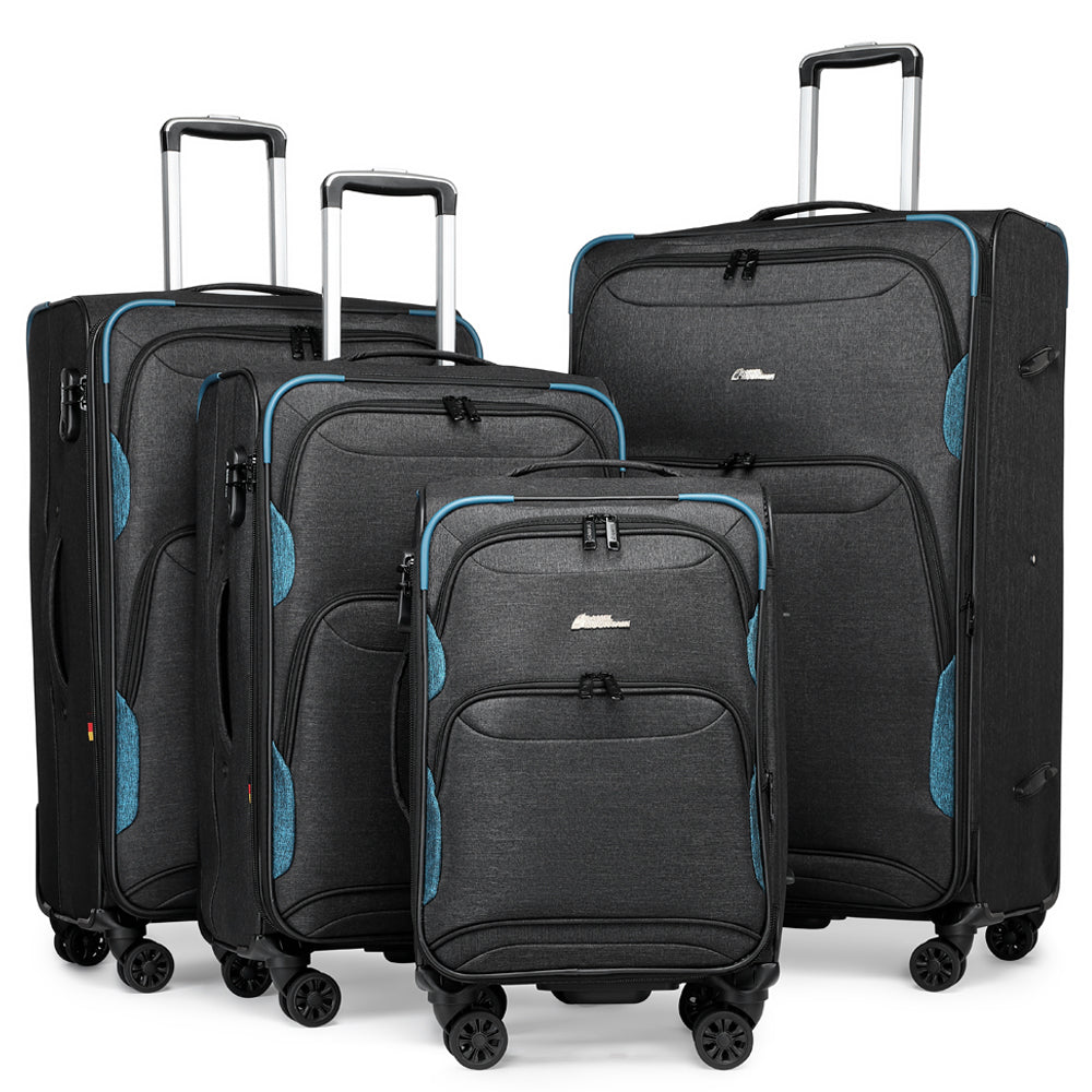 Camel Mountain® Platinium Set Of Four 20 Inch 24 Inch 28 Inch and 32 Inch luggage set