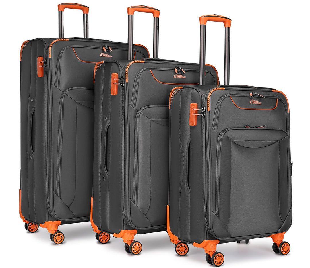 Camel Mountain® Titan Set of 3 – The Ideal Suitcase Set for Vacations and Travels