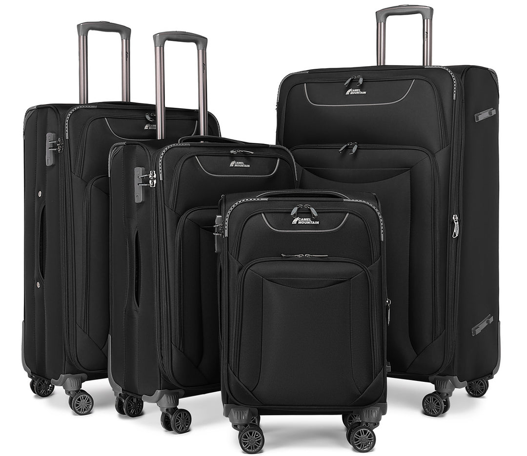 Camel Mountain® Titan Set of 4 – A Complete Set of Quality, Durability, and Capacity for Every Trip