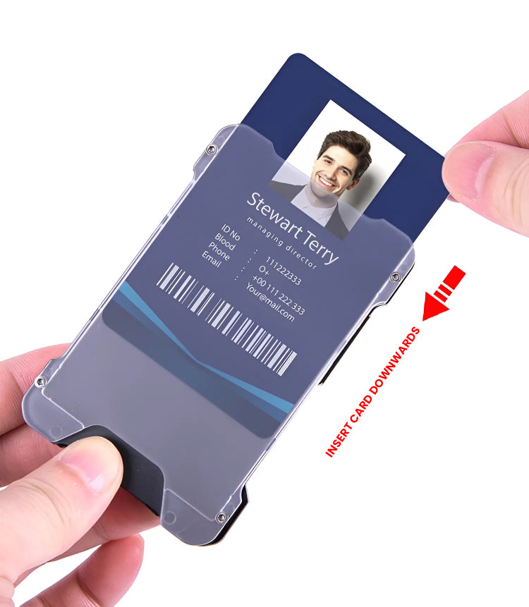 The Stromis™ Elite Wallet by Camel Mountain – RFID Secure Aluminum ID Card Holder