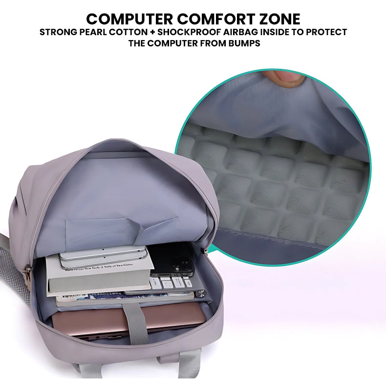 The Aerinox™ Supreme Backpack by Camel Mountain –  35L, Fits Up To 16" Laptop
