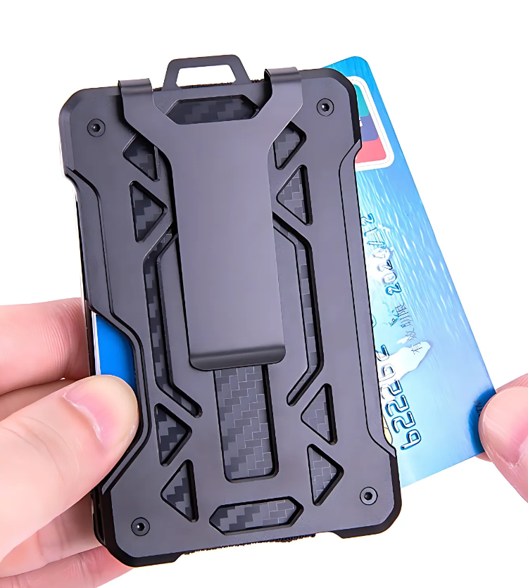 The Stromis™ Elite Wallet by Camel Mountain – RFID Secure Aluminum ID Card Holder