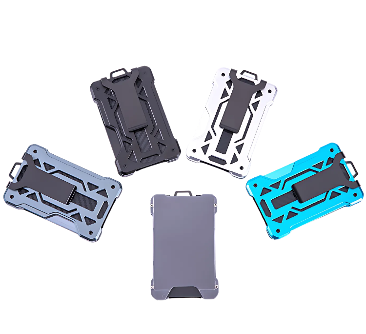 The Stromis™ Elite Wallet by Camel Mountain – RFID Secure Aluminum ID Card Holder