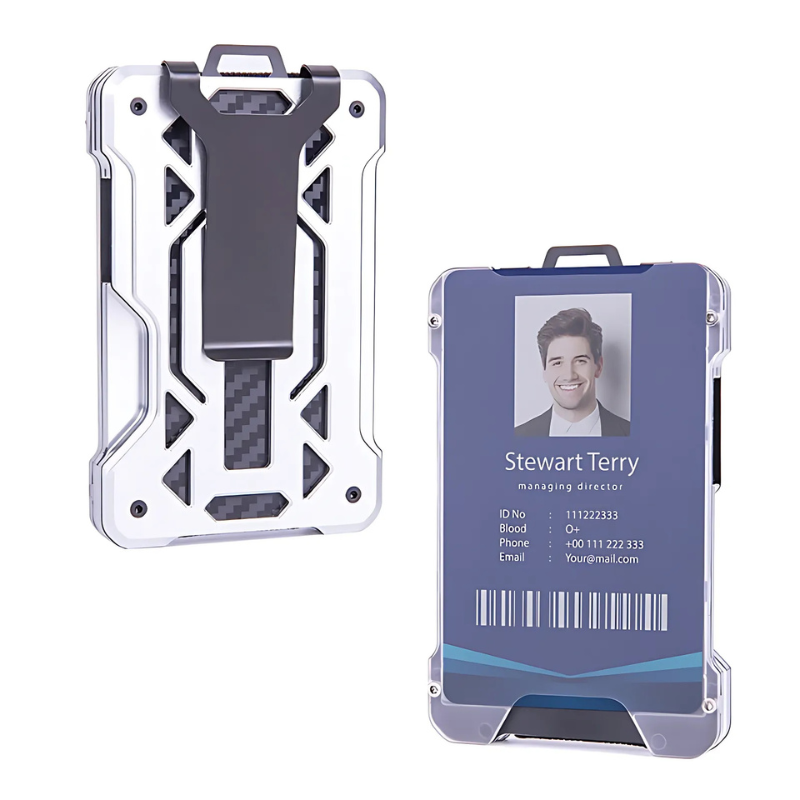 The Stromis™ Elite Wallet by Camel Mountain – RFID Secure Aluminum ID Card Holder
