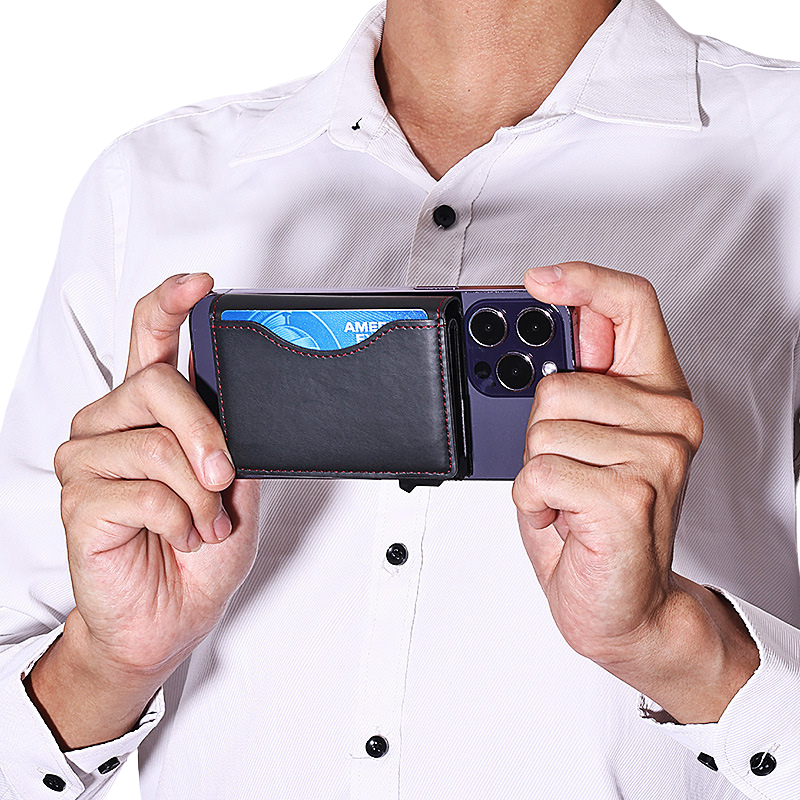 The Vaelix™ Prime Wallet by Camel Mountain – RFID Leather Magnetic Wallet