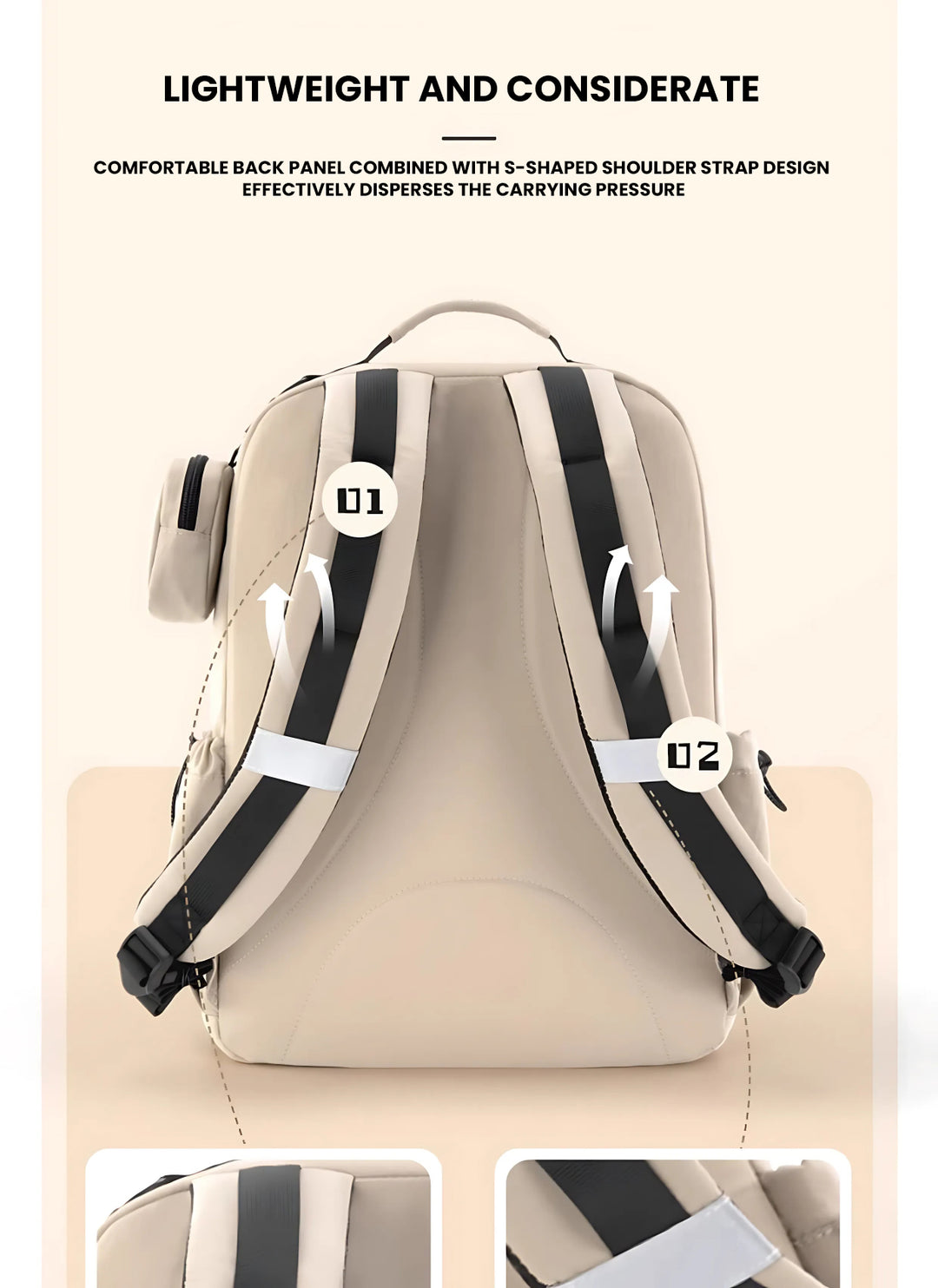 The Aurionis™ Prestige Backpack by Camel Mountain –  26L, Fits Up To 16" Laptop