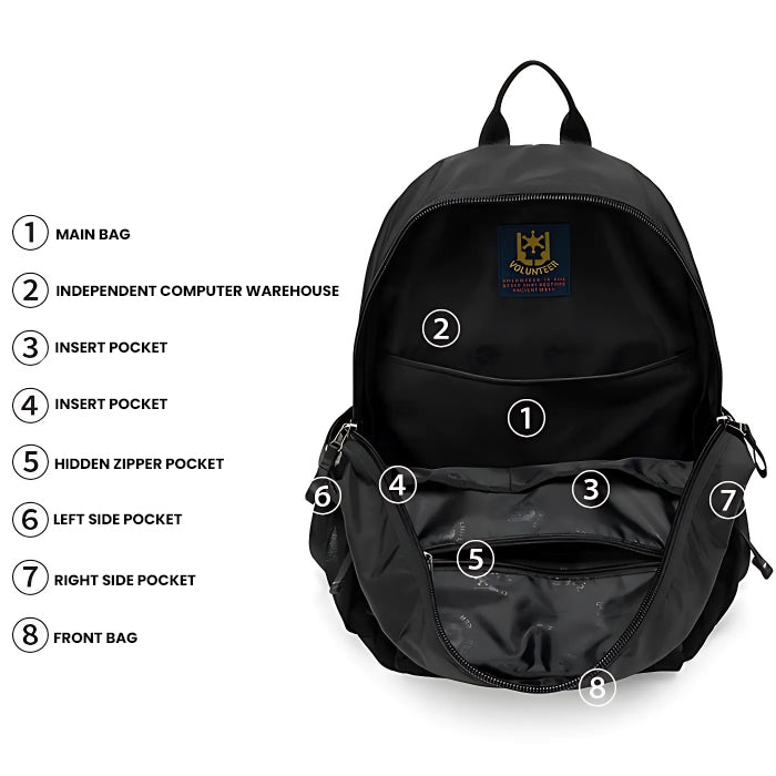 The Solyrix™ Elite Backpack by Camel Mountain – 19L, Fits 14" Laptop
