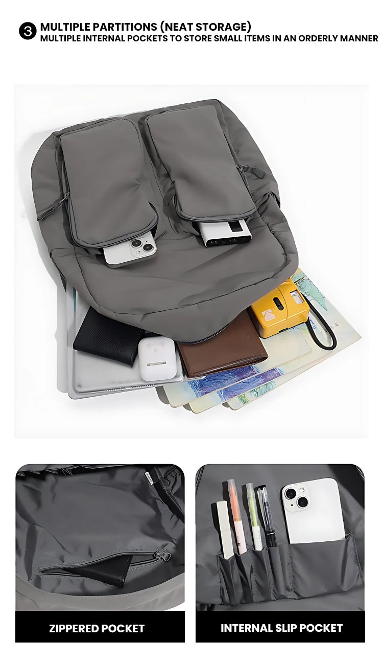 The Tyxan™ Plus Backpack by Camel Mountain – 35L, Fits 15.6" Laptop