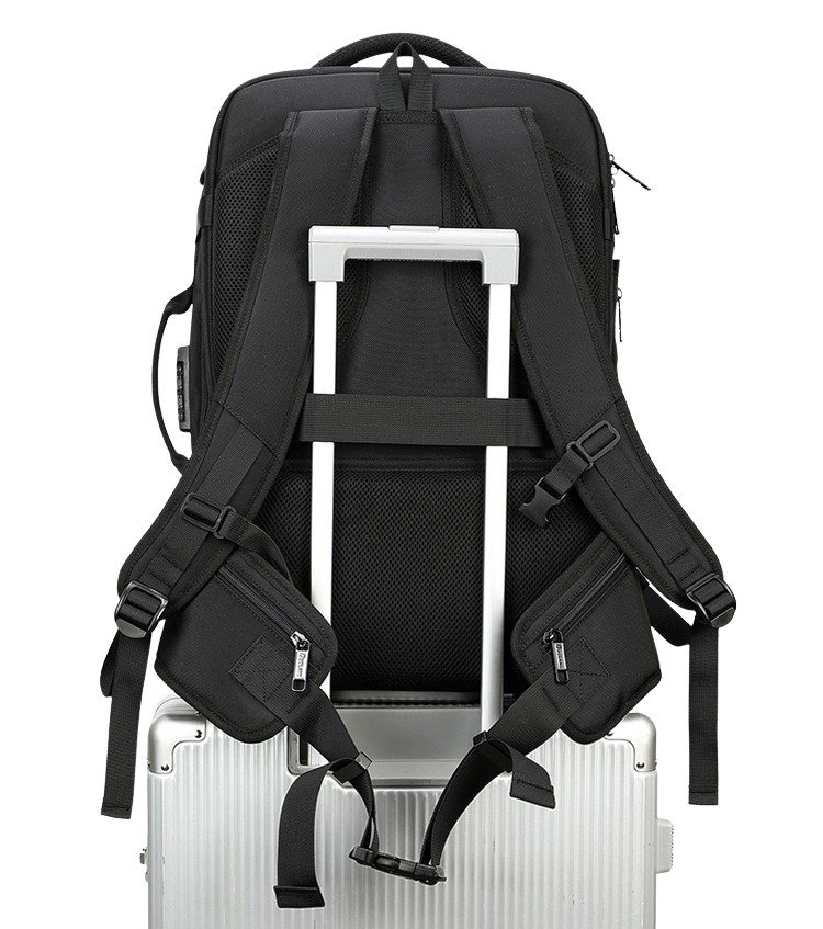 The Gravion™ Large Capacity Travel Business Backpack by Camel Mountain – 35L, Fits 17" Laptop
