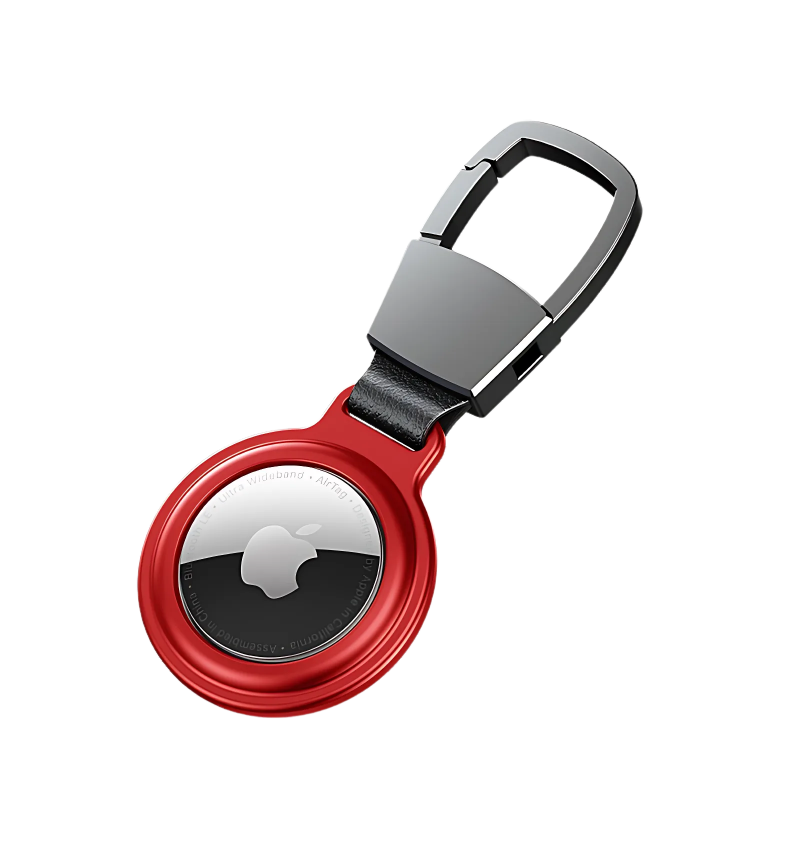 The Axynis™ Luxe Apple Airtag by Camel Mountain – Ultra Slim, Metal Keychain Case