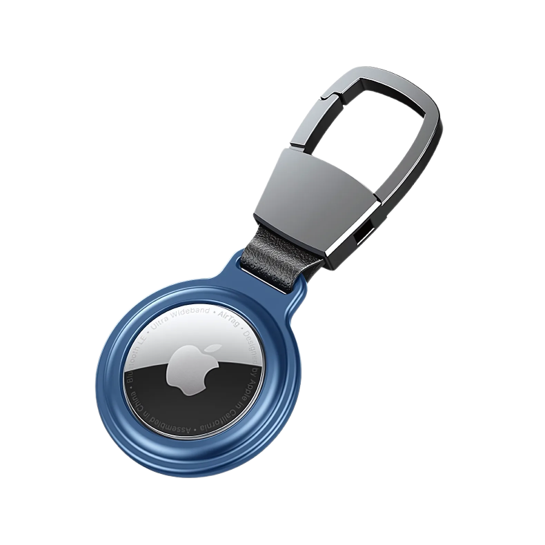 The Axynis™ Luxe Apple Airtag by Camel Mountain – Ultra Slim, Metal Keychain Case