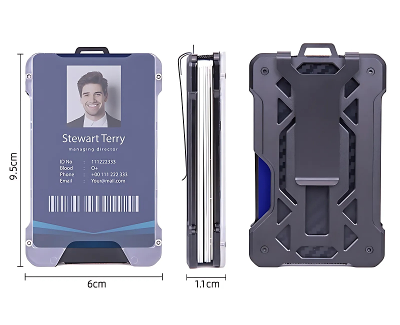 The Stromis™ Elite Wallet by Camel Mountain – RFID Secure Aluminum ID Card Holder