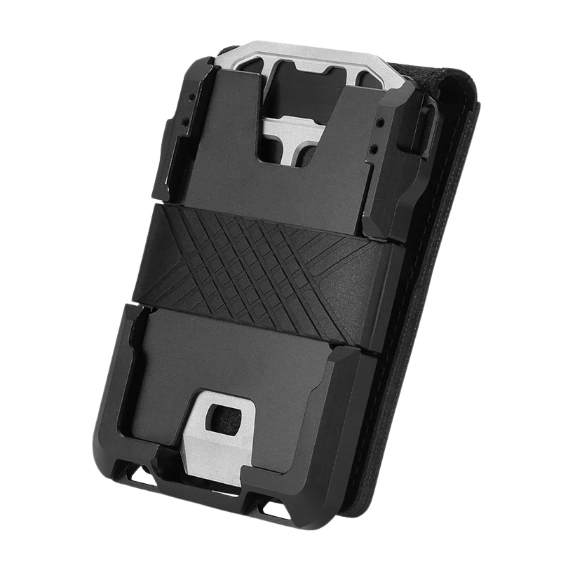 The Trionis™ Prime Wallet by Camel Mountain – RFID Metal & Leather Card Holder