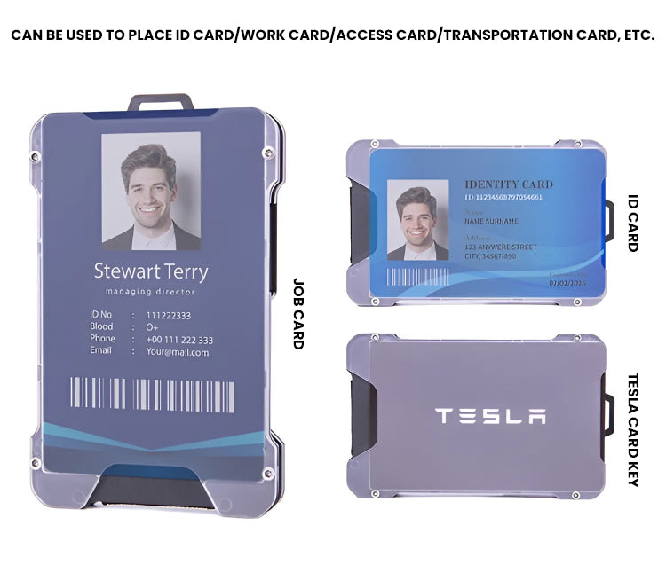 The Stromis™ Elite Wallet by Camel Mountain – RFID Secure Aluminum ID Card Holder