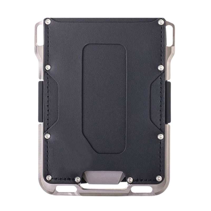 The Trionis™ Prime Wallet by Camel Mountain – RFID Metal & Leather Card Holder