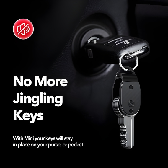 The Drelthion™ Elite Keychain by Camel Mountain – Compact Aluminum Key Organizer