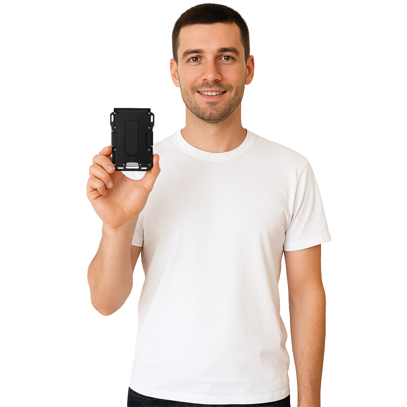 The Trionis™ Prime Wallet by Camel Mountain – RFID Metal & Leather Card Holder