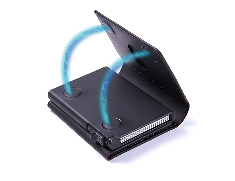 The Vaelix™ Prime Wallet by Camel Mountain – RFID Leather Magnetic Wallet