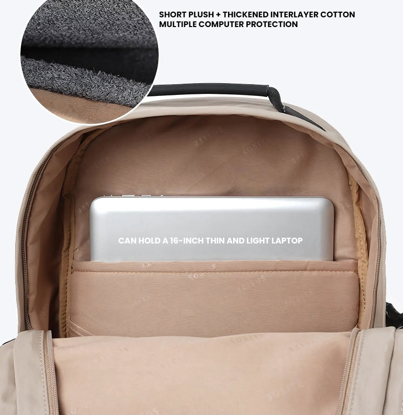 The Nitronis™ Elite Backpack by Camel Mountain – 36L, Fits Up To 16" Laptop