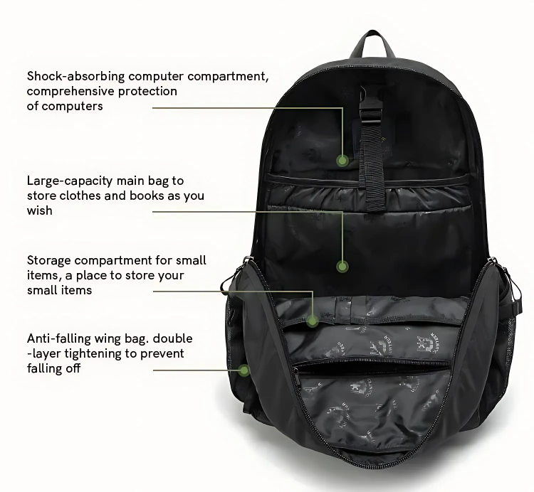 The Orvonis™ Xtreme Backpack by Camel Mountain – 35L, Fits 14" Laptop