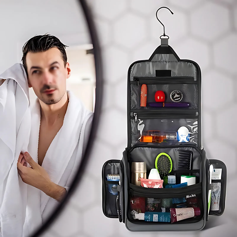 The Velcronis™ Prime Storage Bag by Camel Mountain – 4L, Waterproof Travel Organizer