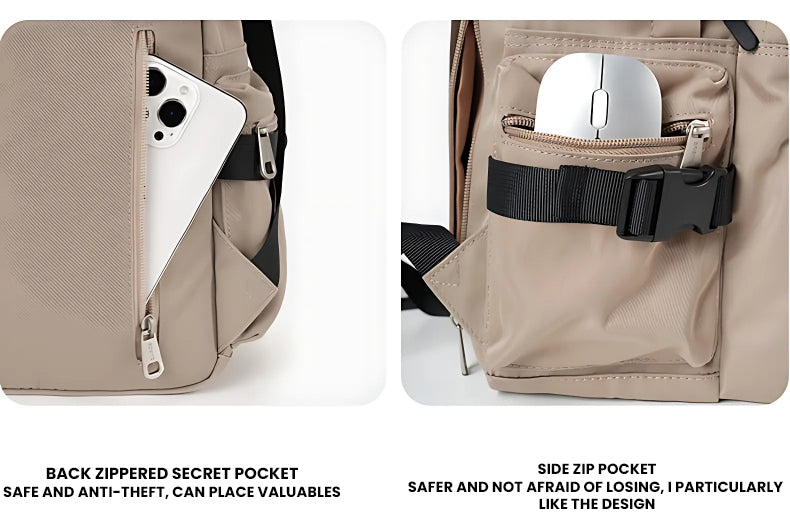 The Nitronis™ Elite Backpack by Camel Mountain – 36L, Fits Up To 16" Laptop