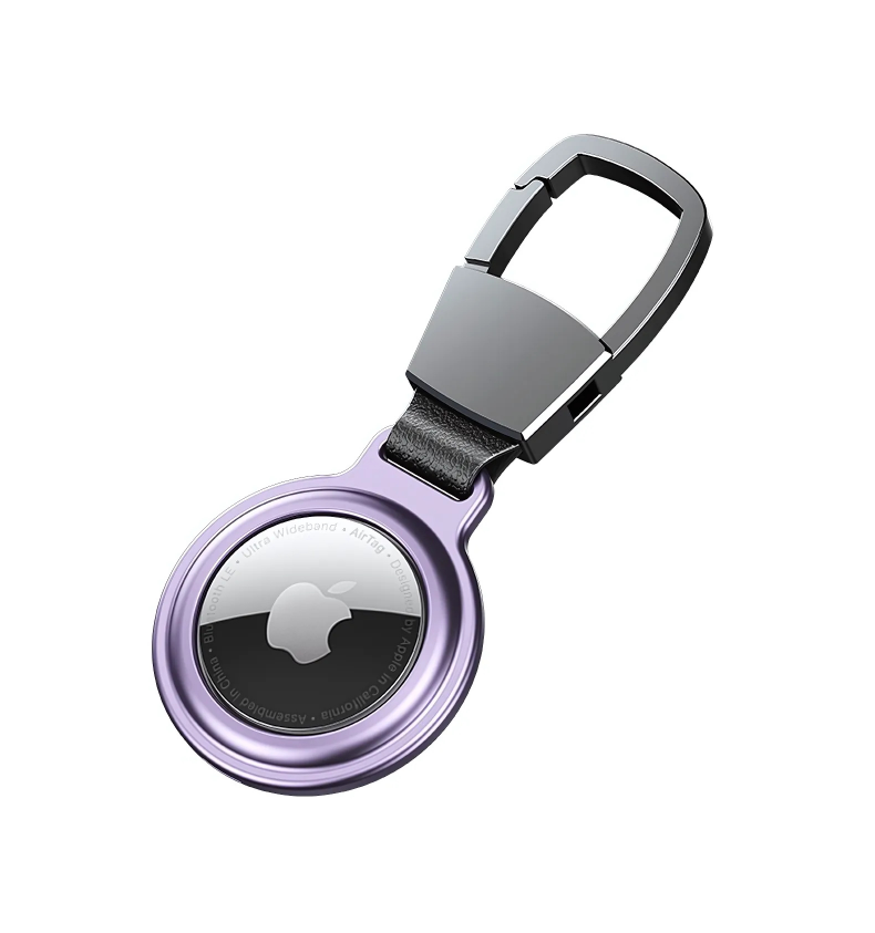 The Axynis™ Luxe Apple Airtag by Camel Mountain – Ultra Slim, Metal Keychain Case