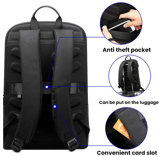 Camel Mountain Naxos 15.6 inch Slim Laptop Backpack