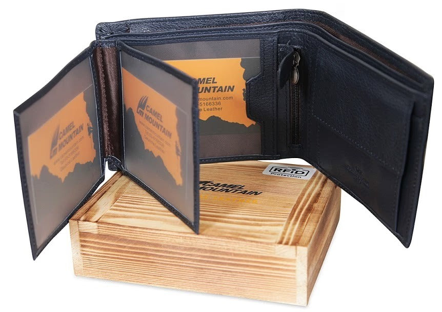 Camel Mountain® Venezia Leather Wallet