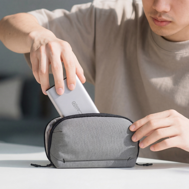 The Dranorys™ ProX Bag by Camel Mountain – 2L, Compact Tech Organizer for Travel & Daily Carry