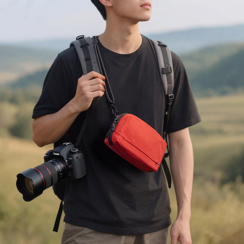 The Dranorys™ ProX Bag by Camel Mountain – 2L, Compact Tech Organizer for Travel & Daily Carry