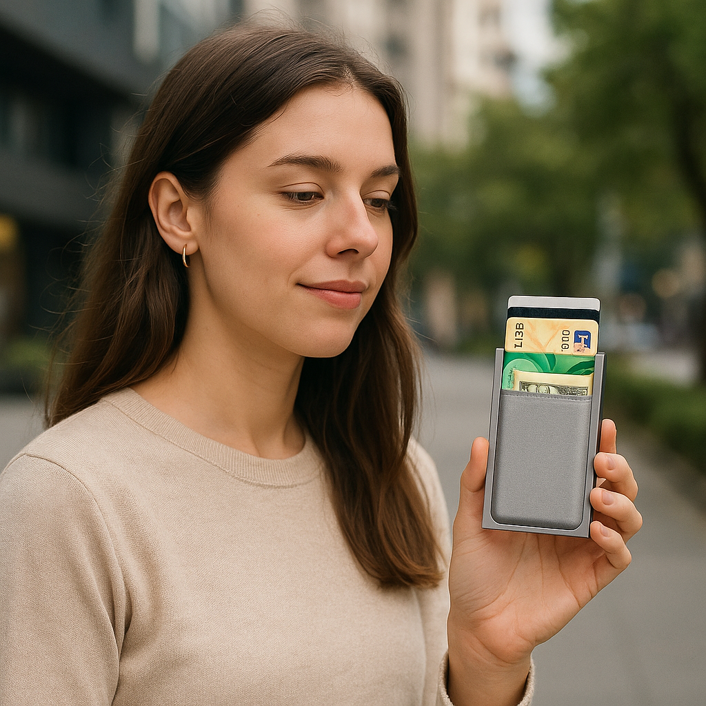 The RFID™ Slim Card Case by Camel Mountain