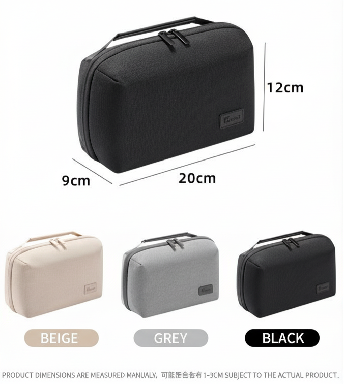 The Nytharion™ Plus Digital Storage Bag by Camel Mountain – 2L, Compact Tech Organizer
