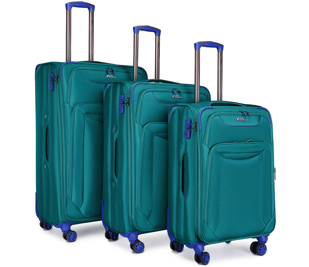 Camel Mountain® Titan Set of 3 – The Ideal Suitcase Set for Vacations and Travels