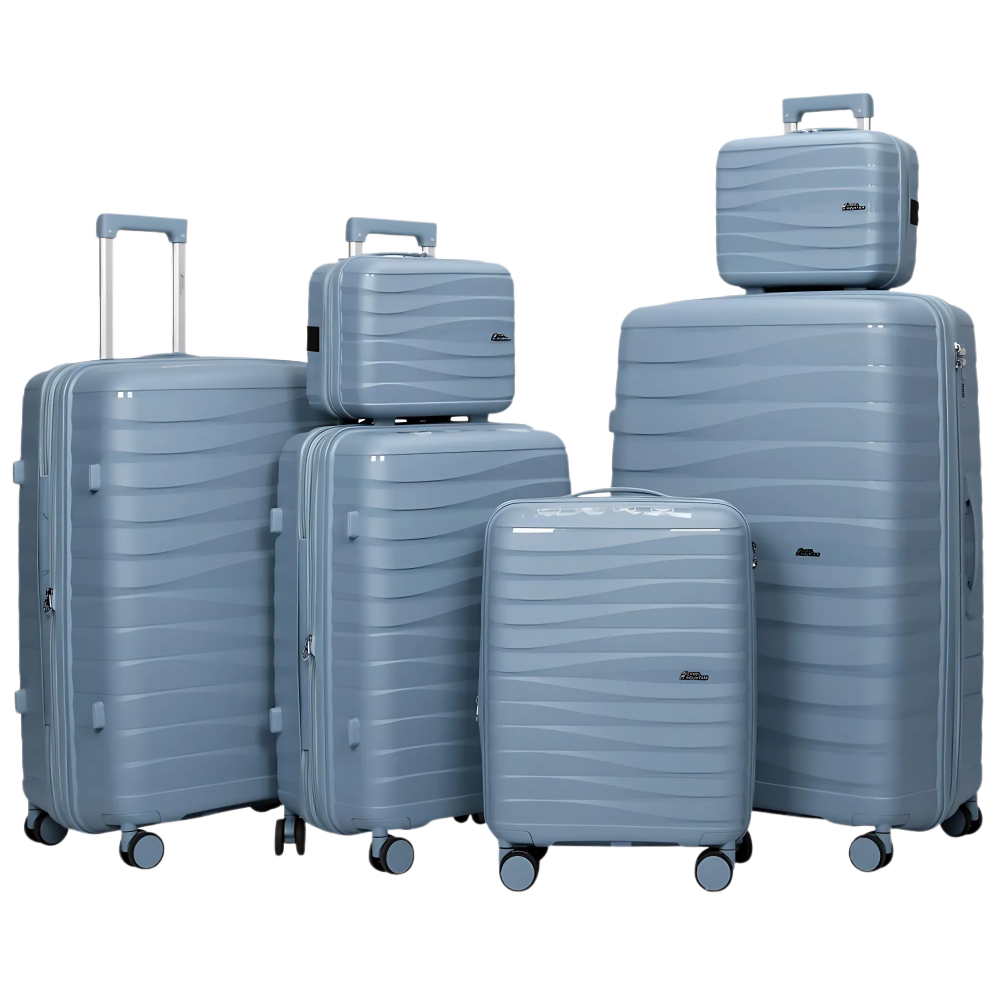 Camel Mountain® ABLE Set 6 (14", 14", 20", 24", 28", 32") – Total Control from Vanity to Voyage
